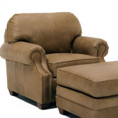 Sumner Leather Chair and Ottoman