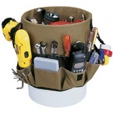 Bucket Organizers - 48-pocket bucket pocketsin & out