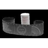 7" Wide Black Wrap-A-Round Sold By The Foot