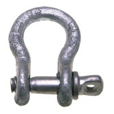 419-S Series Shackles - 419 1/4" 1/2t shackle w/screw pin carbon