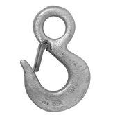 1015 Series Latched Eye Hoist Hooks - 07157 1015 size32 10t eye hoist hook w/latch car