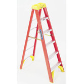 8' Fiberglass Twin Step Ladder T6208
