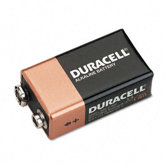 Coppertop Alkaline Batteries with Duralock Power Preserve Technology, 9V, 4/Pack