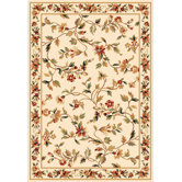 Cambridge Ivory Floral Vine Rug