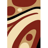 Moda Burgundy/Beige Galaxy Rug