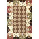 Colonial Coffee Wake-Up Call Novelty Rug