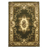 Corinthian Green/Ivory Aubusson Rug