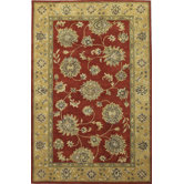 Kasmir Sienna Red/Gold Allover Kashan Rug
