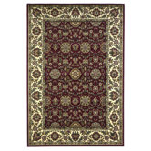 Cambridge Red/Ivory Floral Agra Rug
