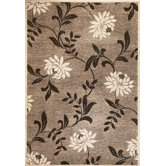 Onyx Charcoal Mums Rug