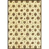 Cambridge Ivory Tabriz Panel Rug