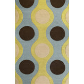 Eternity Light Blue/Citron Plasma Rug