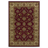 Lifestyles Red/Ivory Kashan Rug