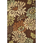 Meridian Mocha Silhouette Rug