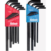 22 Piece Set Standard & Metric Hex Keys 10022