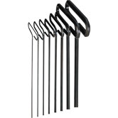 6" Long Reach T-Handle Hex Keys Standard 8 Piece Set 33168