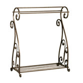 Iron Accents Quilt Rack