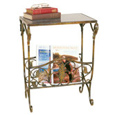Magazine Table with Rack