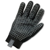 ProFlex&reg; 821 Silicone Gripper Mechanics Gloves With Elastic Cuff, Knuckle Pad And Thumb Brow Wipe (6 Pair Per Package)