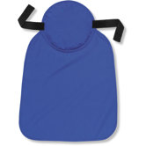 Chill-Its Cooling Hard Hat Pad with Neck Shade in Solid Blue