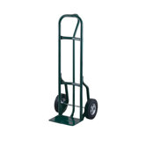 27T Series 1000 Pound Frame Capacity Reinforced Heavy-Duty Bas Plate Loop Handle Truck With 10" Solid Rubber Wheels