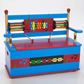 Musical Kid's Storage Bench