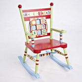 Alphabet Soup Kid's Rocking Chair