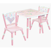 Fairy Wishes Kids' 3 Piece Table and Chair Set