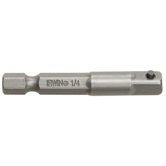1/4" Square Drive Socket Adapters - 1/4in hex shank 1/4in x3ball