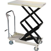 Quick Lift Pump Double Scissors Table