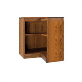 200 Signature Series 30" H Two Shelf Inside Corner Bookcase