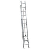AE2000 Series Louisville Colonel Aluminum Extension Ladders - 29' max two section extension ladder
