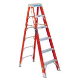 FS1400HD Series Brute&trade; 375 Fiberglass Step Ladders - 6' brute 375 fiberglassstep ladder