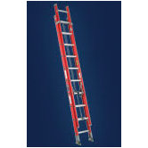 Type IA Non-Conductive Fiberglass Extension Ladder, 300 Pound Work Load Capacity