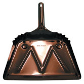 Dust Pans - 16" metal dust panbeveled edg