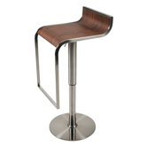 Forest Adjustable Bar Stool in Walnut