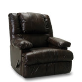 Clayton Leather Match Chaise Recliner