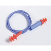 Multiple Use Com-Fit AB Triple Flange Orange And Microban&reg; Silicone Rubber Corded Earplugs With Inserter Device (1 Pair Per Poly Bag, 100 Pair Per Box)