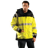 Occulux Safety Windbreaker 2XL in Hi-Viz Yellow