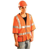 Occunomix - Class 3 Mesh Half Sleeve Vest L Occlx Ansi* Hslv Meshvst:Y: 561-Lux-Hscool3-Yl - l occlx ansi* hslv meshvst:y