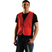 Orange Mesh Vest With No Reflective Tape