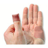Lastoband&trade; Fabric Bandages - fingertip bandages