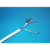 White Individually Shielded 22 AWG 2 Pairs CL3P
