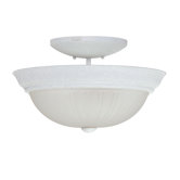 Melon 15" 3 Light Semi Flush Mount