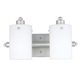Vanity Light in Empire Silver