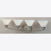 Demitri  Vanity Light in Empire Silver
