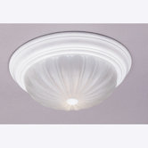 6" H Melon Flush Mount