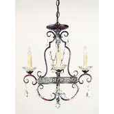 4 Light  Mini Chandelier