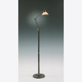 Pueblo Tiffany Halogen Floor Lamp