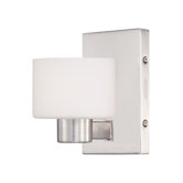 Tatum One Light Wall Sconce in Brushed Nickel